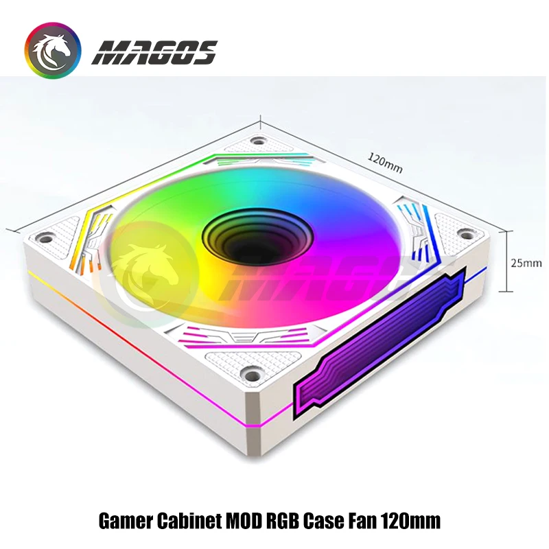 Fly Line - Ventola RGB da 12CM con Specchio