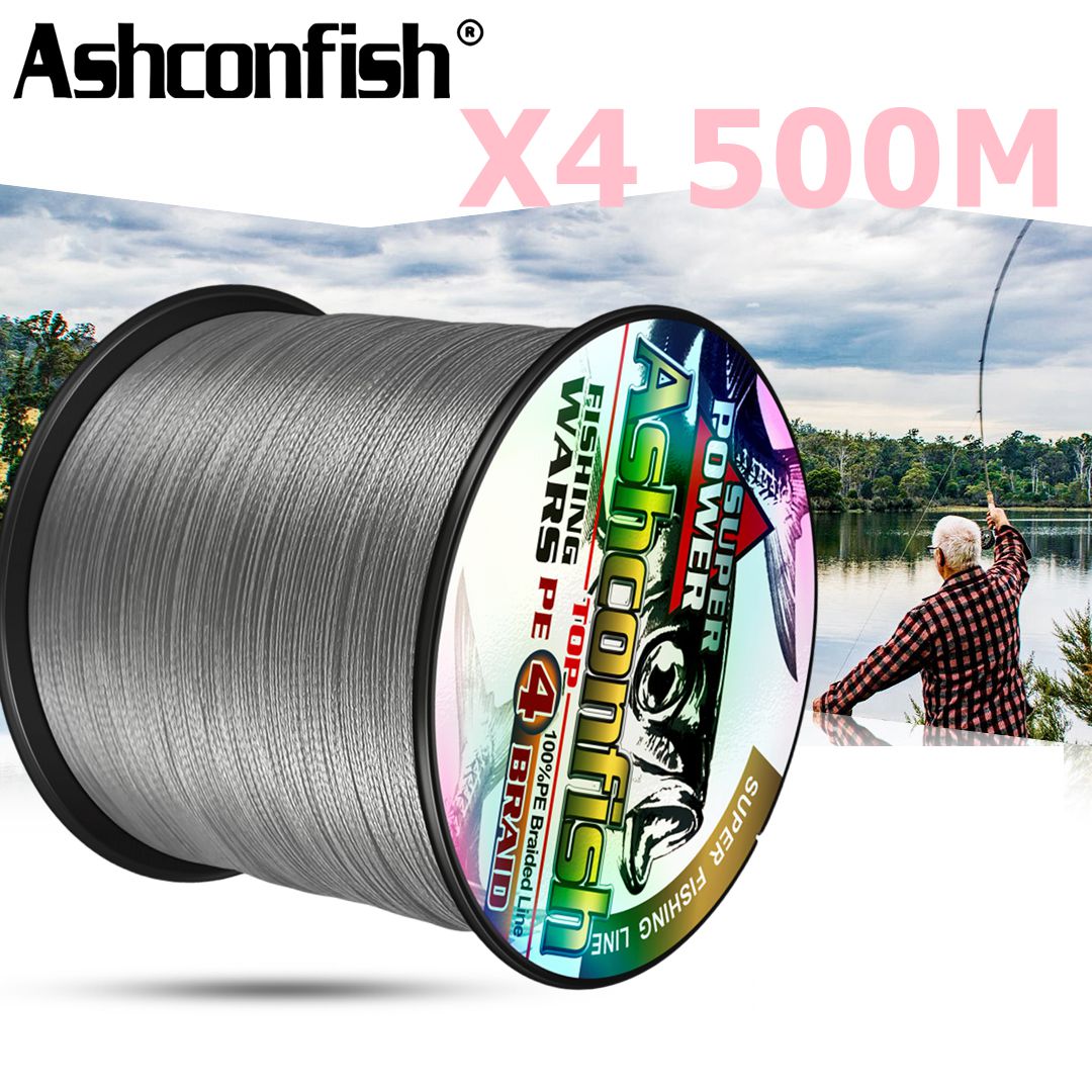 Ice Fishing Line - Ashconfish 500M Cavo di filo intrecciato